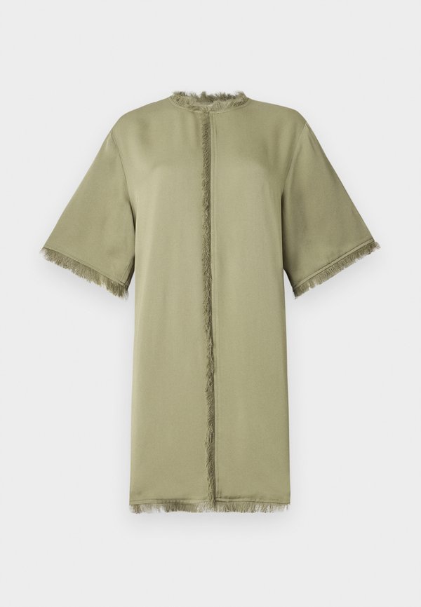 DEWI - Day dress - sage khaki2