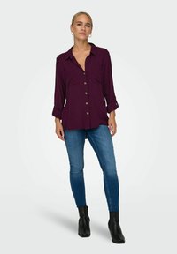 ONLY ONLYASMIN SHIRT - Button-down blouse - winetasting