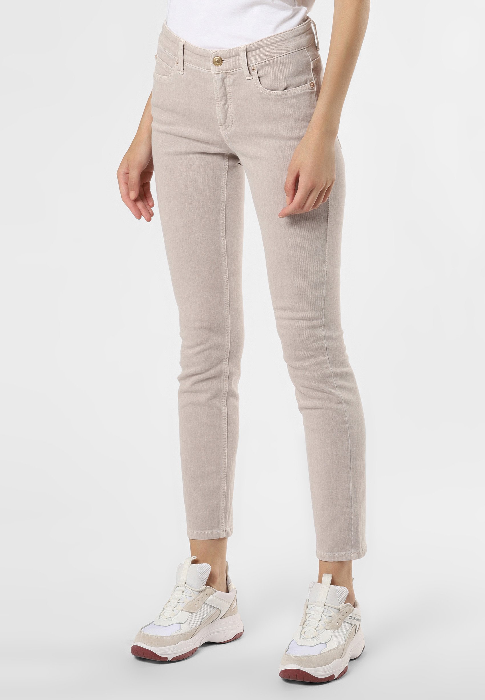 Cambio Bootcut jeans - kitt/white 