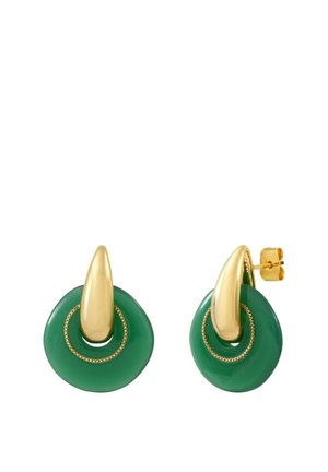 MASSERIA LITTLE ROUND WITH STUD FASTENING - Boucles d'oreilles - green