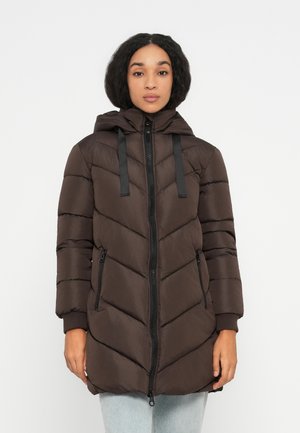 JDYSKYLAR PADDED HOOD - Vinterkåpe / -frakk - seal brown/black