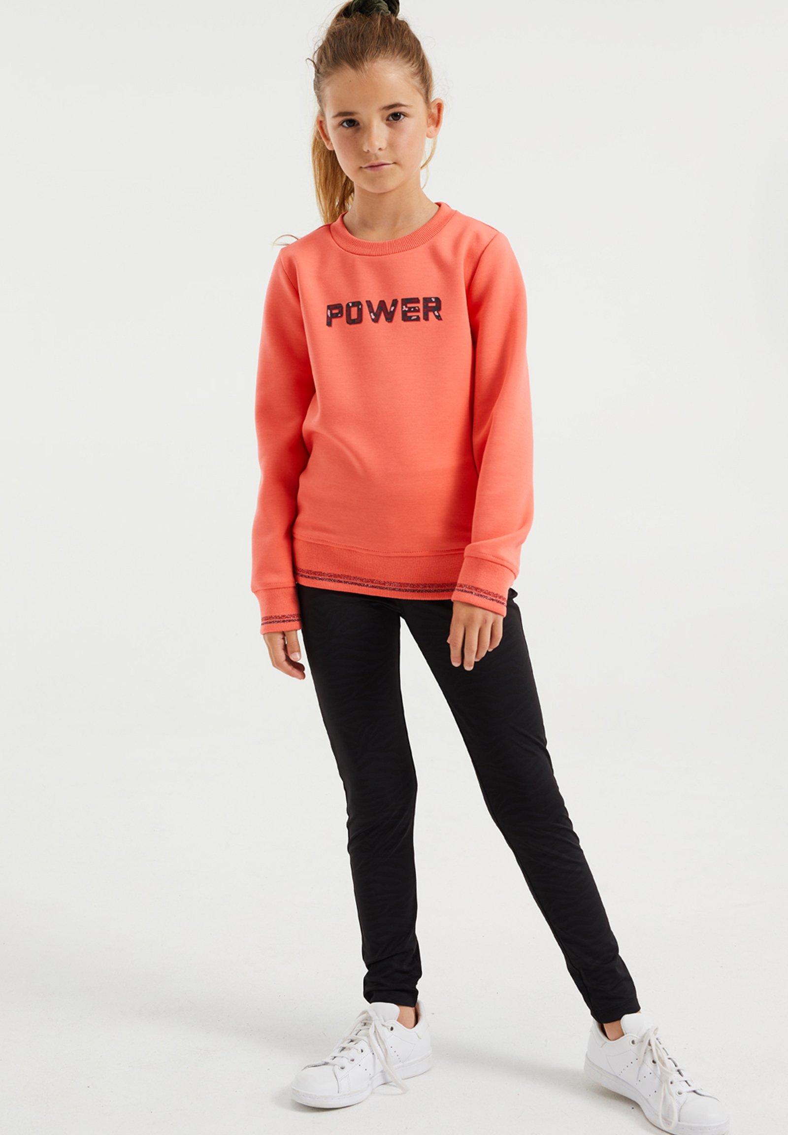 WE Fashion MEISJES SPORTLEGGING MET DESSIN - Legging - black/zwart -  Zalando.nl