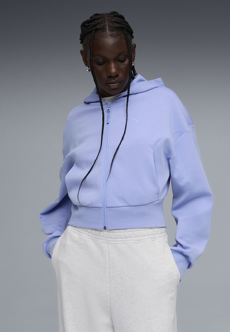 Puma TECH SENSE KAPUZEN - Mikina na zip - intense lavender