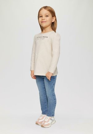 s.Oliver MIT SCHMUCKSTEINEN - Longsleeve - helles sand