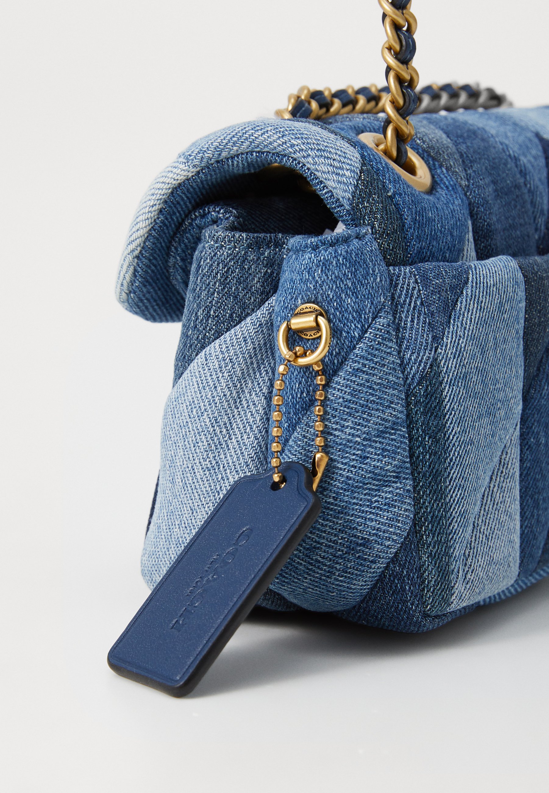 Vintage COACH Denim Patchwork ToteBag