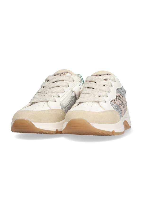 Lauflernschuh – zilver beige groen