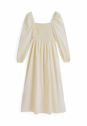 Tommy Jeans VOILE SQUARE  - Hverdagskjole - custard cream