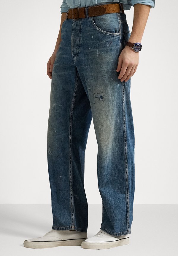 RELAXED FIT DISTRESSED CARPENTER JEAN - Relaxed fit jeans - knighton2