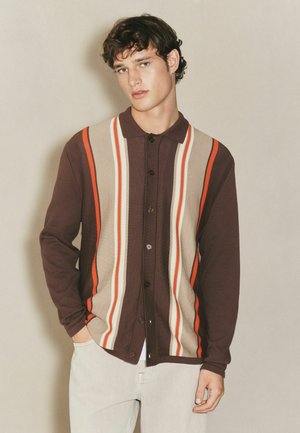 Strickjacke - brown