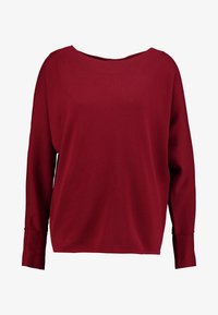 Esprit Collection Strikkegenser dark red Zalando.no Esprit Strikkegenser - dark red