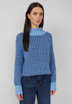Strickpullover - arktisblau