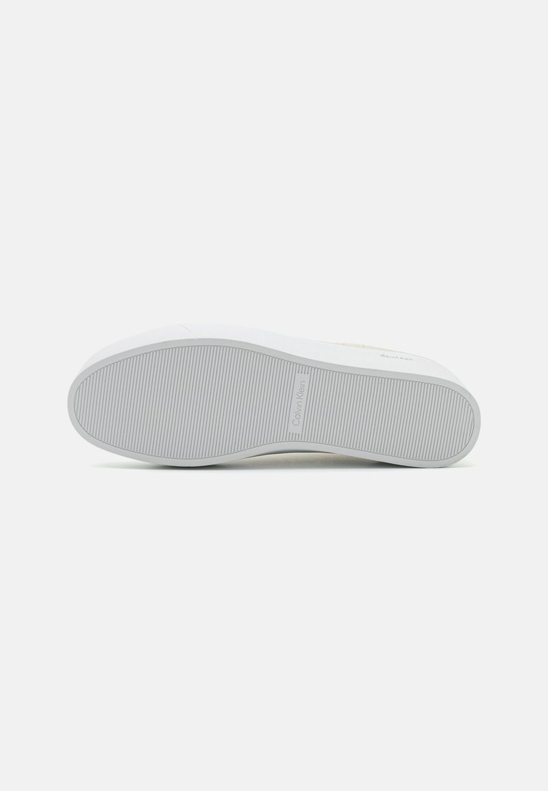 Calvin Klein FLATFORM CUPSOLE LACE UP - Sneaker low - ecru mono 