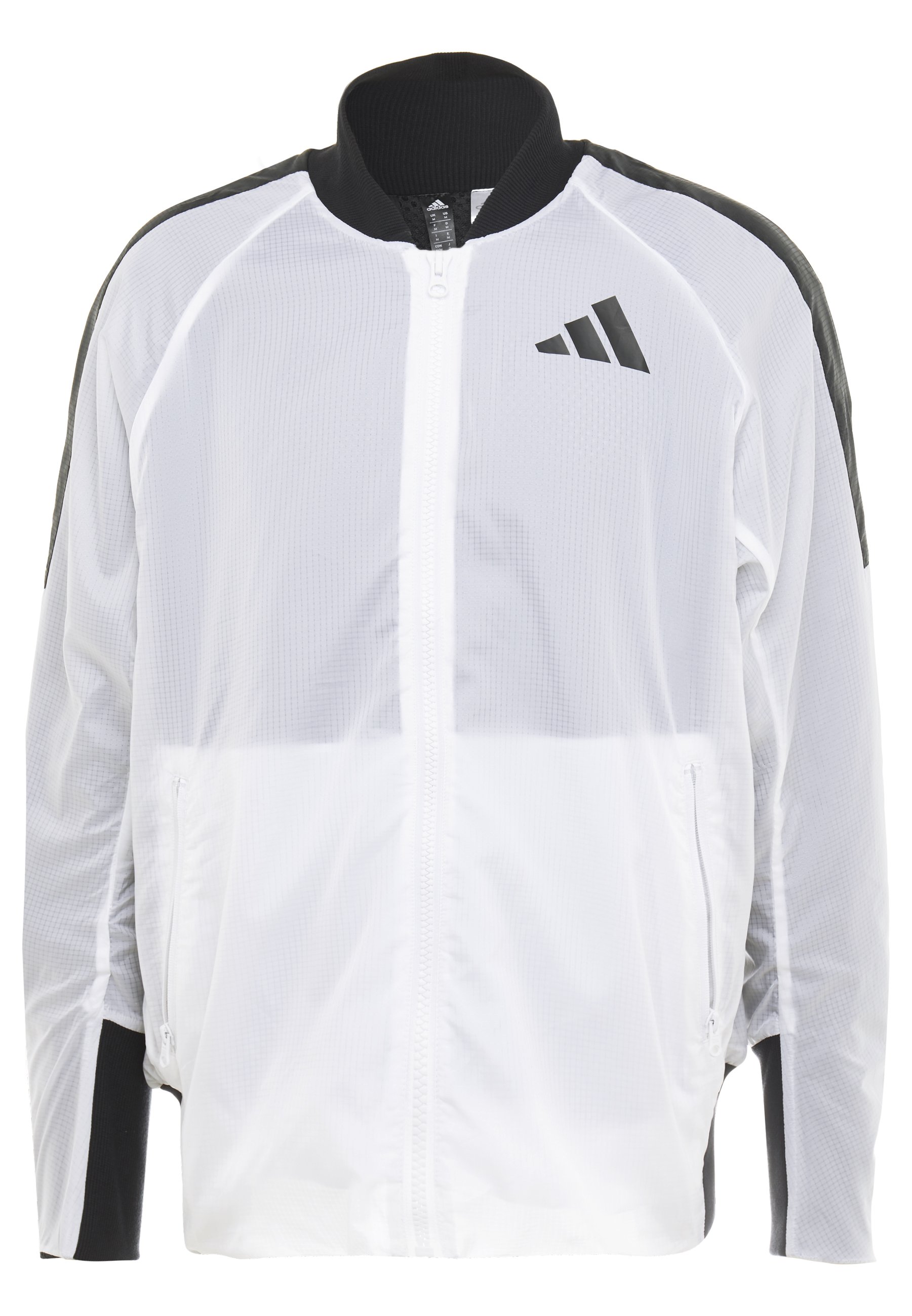 adidas Performance OVERSIZE STREET ATHLETICS JACKET Adidas Trainingsjacke Leichte Jacke Schwarz Orange W