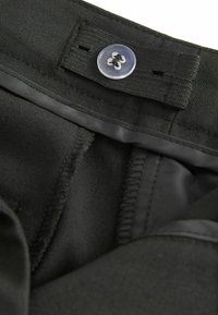 Next SENIOR TAPERED GOLD SNAP SCHOOL TROUSERS - Tygbyxor - long black