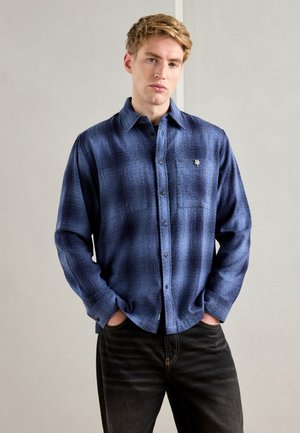 Scotch & Soda SHADOW CHECK SHIRT - Shirt - peacoat