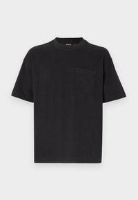 Boxy Heavyweight Pocket Crew T-Shirt - Tricou basic - black beauty