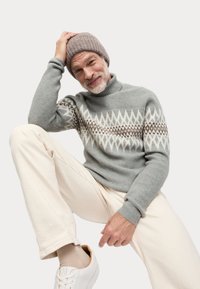 Gris HOMME Manteau Cachet Cachemire Coupe Régulière 2802197