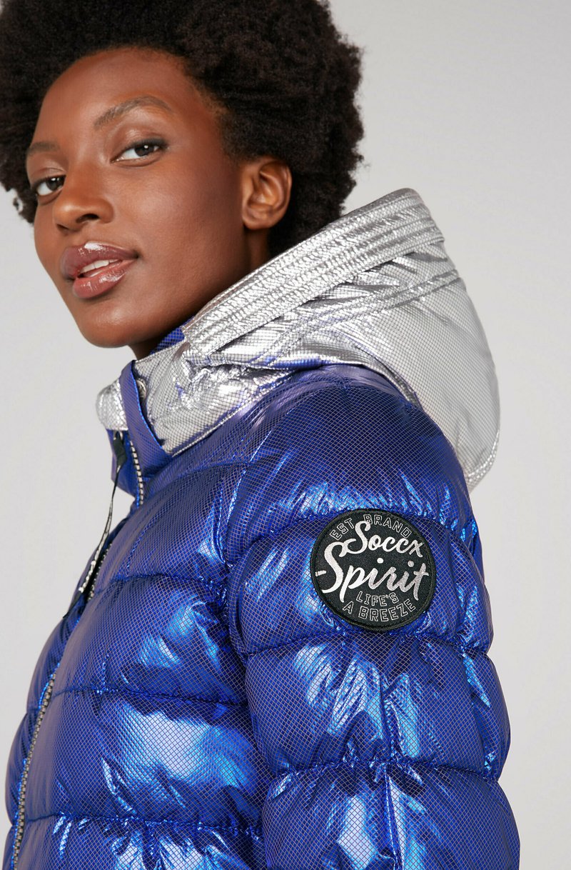 Jacket Daunenmantel Damen Soccx Steppmantel Damen Soccx Jacken