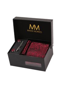 SET - Tie - Paisley Weinrot