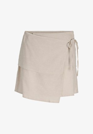 JJXX, JXSINA SUMMER ASYM MW SKIRT TLR - Átlapolós szoknya - natural