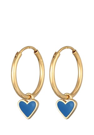 DAINTY VIVID HEART - Øreringe - blau