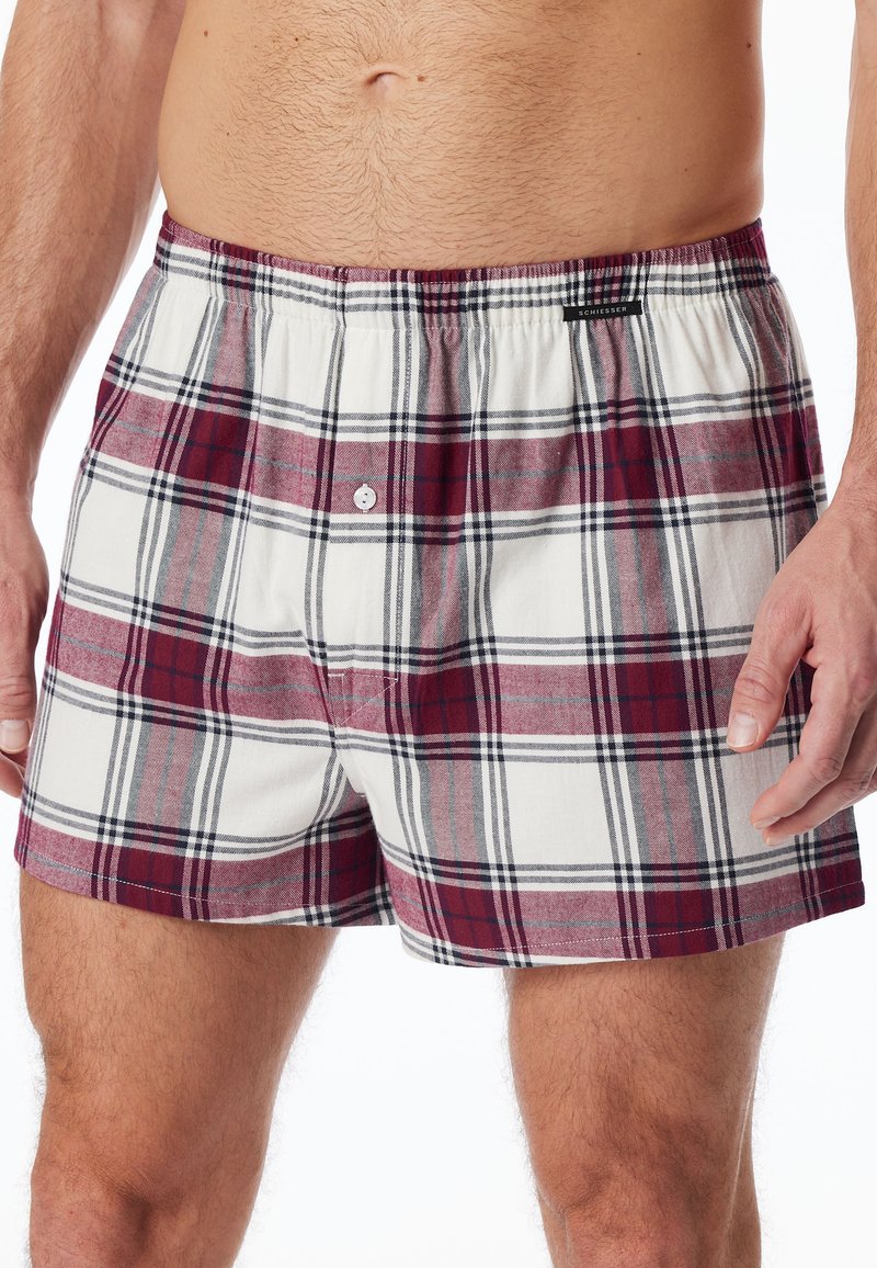 Schiesser 2 PACK - Boxers - rot weiß