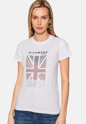 John Richmond DONNA - T-shirt con stampa - bianco