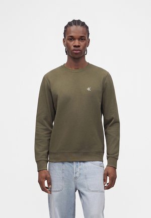 Calvin Klein Jeans, MONOGRAM  - Felpa - olive night