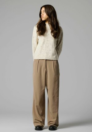 LMTD, KNITTED CARDIGAN REGULAR FIT - Pullover - oatmeal