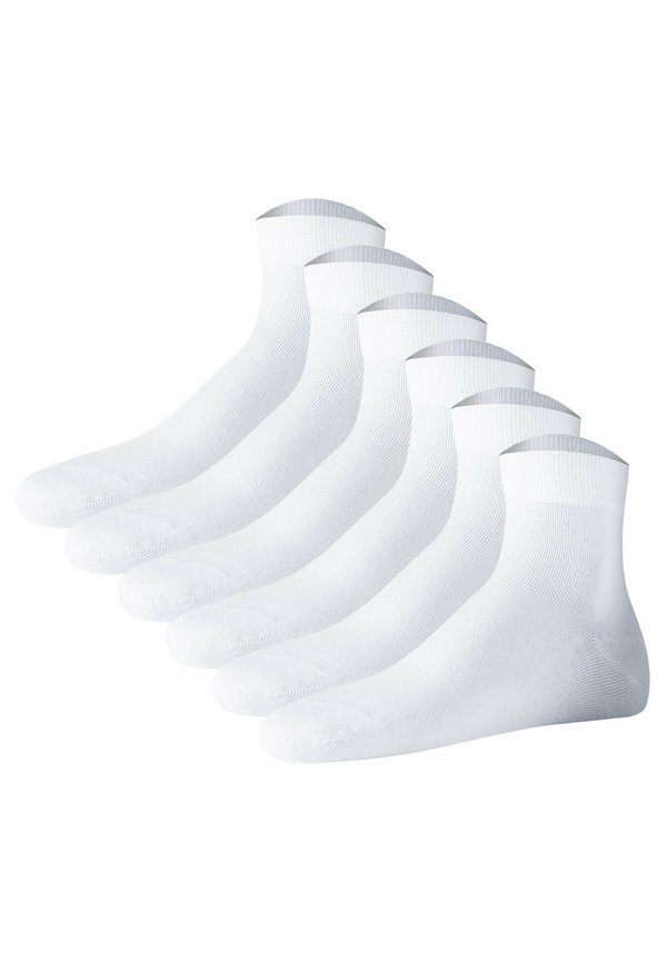 6 PACK - Socken - weiß