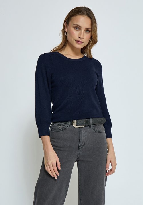 Armor lux FOUESNANT MARINE - Trui - rich navy/nature/donkerblauw