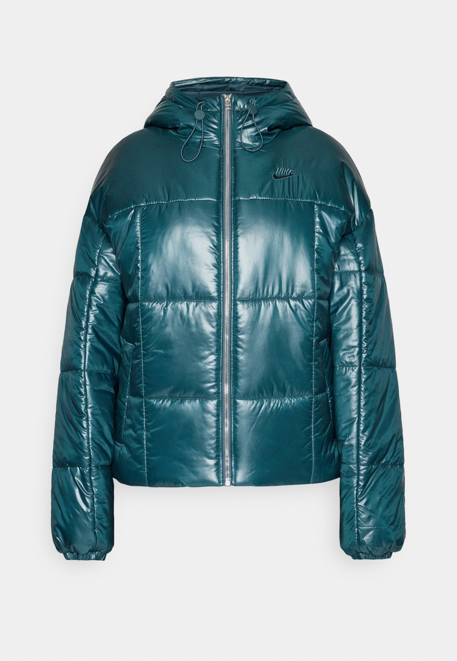Nike Sportswear Zimní bunda - deep jungle/metallic silver