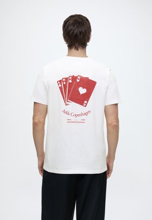 ARKK Copenhagen BASIC TEE UNISEX - Printtipaita - off-white