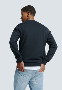 NO EXCESS TIMELESS TWO TONE  - Strickpullover - dark blue