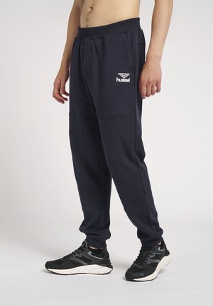 HMLSTEPHAN - Tracksuit bottoms - dark navy