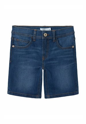Denim shorts - dark blue denim