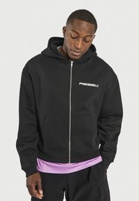 Redefined Rebel BLAISE - Sudadera con cremallera - black