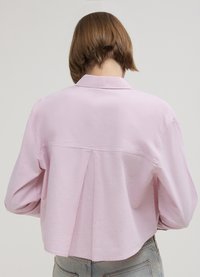 Calliope CROP TINTA UNITA  - Hemdbluse - rosa
