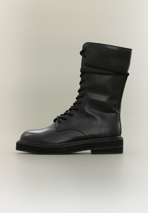 Zign by Zalando, LEATHER - Bottes à lacets - black