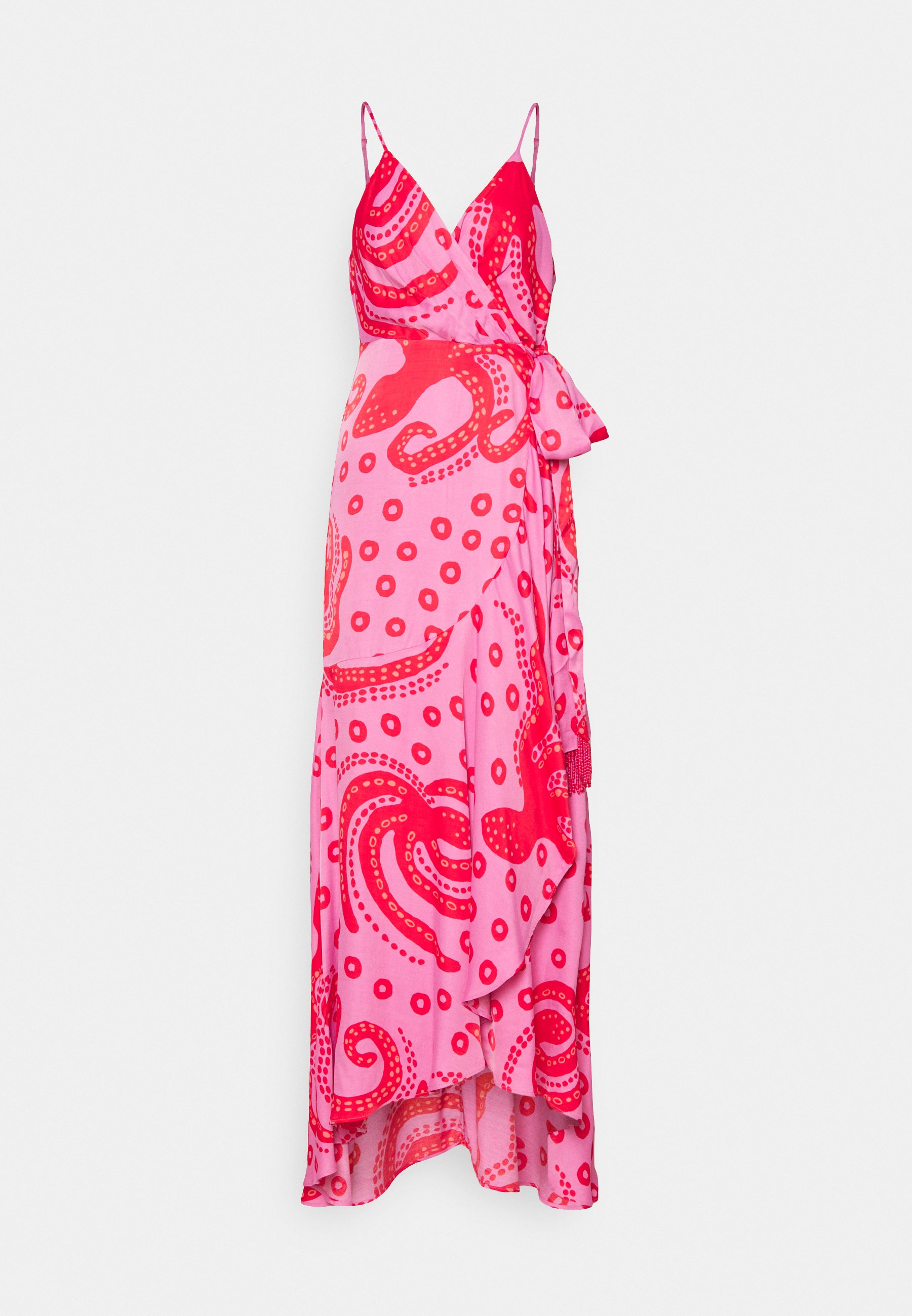 Farm Rio Octocool Wrap Dress Day Dress Red Pink Zalando Co Uk Farm Rio Octocool Wrap Dress Day Dress Red Pink Zalando Co Uk