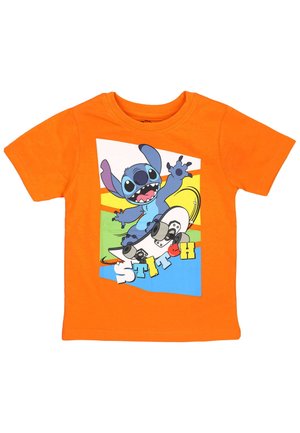 T-shirt med print - orange