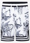 DIAMOND  - Kratke hlače - white/black