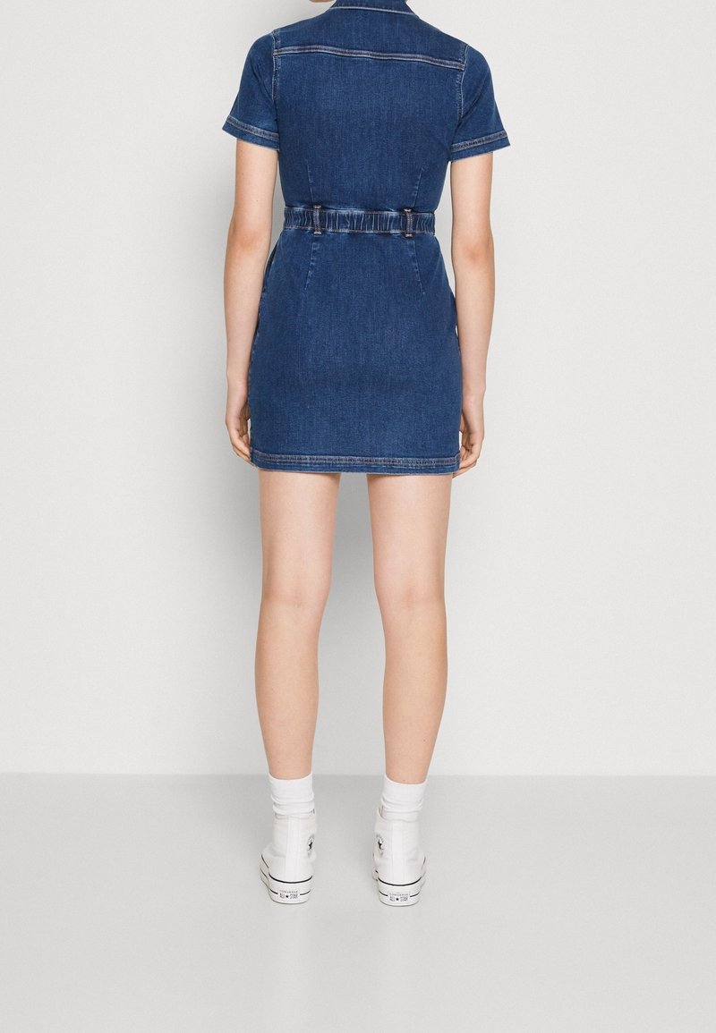 Hollister Co. Denim dress - blue denim - (Pre-owned) - Zalando.ie