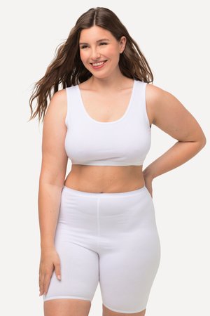 Ulla Popken, Boyshorts - white