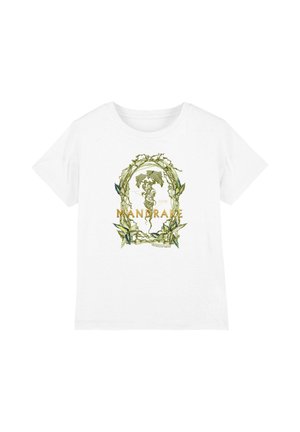 Warner Brothers, HARRY POTTER MANDRAKE FLORAL DIAGRAM UNISEX - Print T-shirt - white
