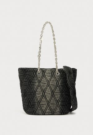 CHARM SHOPPER - Cabas - black denim