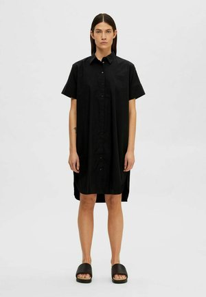 Shirt dress - black