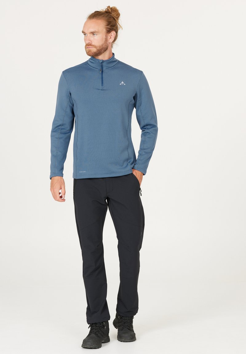 Whistler MIDLAYER KALLE WAFFLE - Pitkähihainen paita - ensign blue