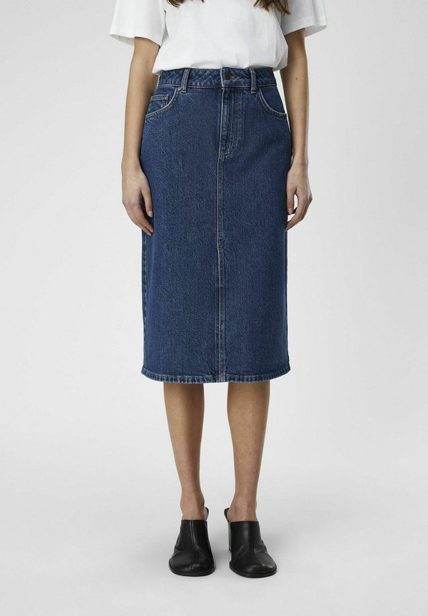 OBJELLEN MW MIDI NOOS - A-line skirt