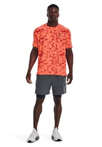 Under Armour VANISH WOVEN - 2-in-1 Shorts - pitch gray / black / black